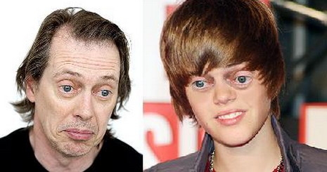 Bieber s Ke$ha is Buscemi szemn t figyel