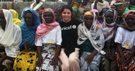 Selena Gomez ismét Afrikába látogat