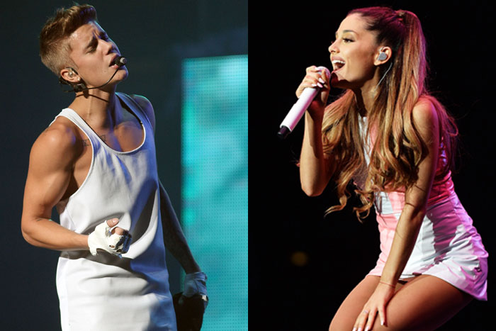 Ariana Grande duettet énekelt Justin Bieberrel