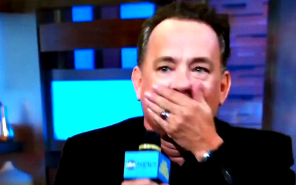 Élő adásban káromkodott Tom Hanks