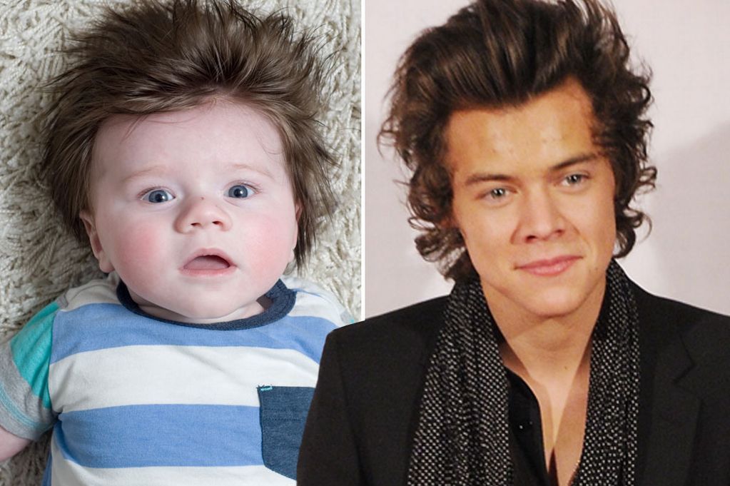 Harry Stylesra hasonlít egy újszülött kisfiú