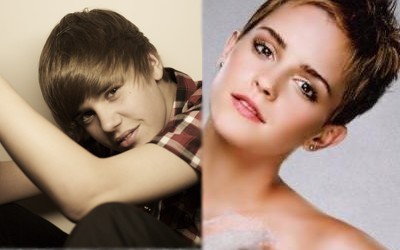 Justin Bieber Emma Watsonra hajt