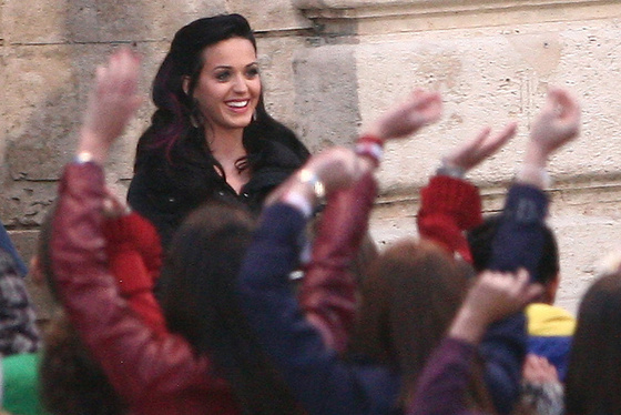 Katy Perry a budai várban forgatott