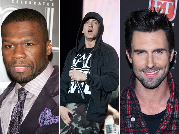 Közös klippel jelentkezik Adam Levine, Eminem és 50 Cent