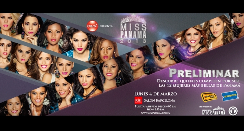 Lezajlott a Miss Panama 2013 elődöntője