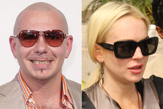Pitbull reagált Lindsay Lohan vádjaira