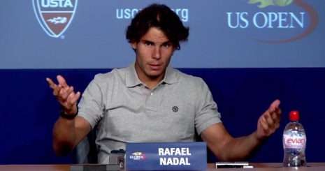 Rafael Nadal rosszul lett a sajtótájékoztatón