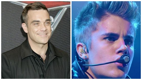 Robbie Williams félti Justin Biebert