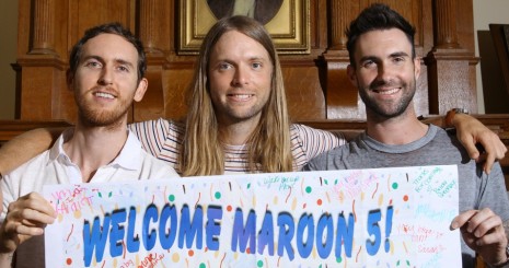 A Maroon 5 gyermekkórházban járt
