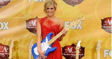 Carrie Underwood tarolt az ACA-díj-átadón
