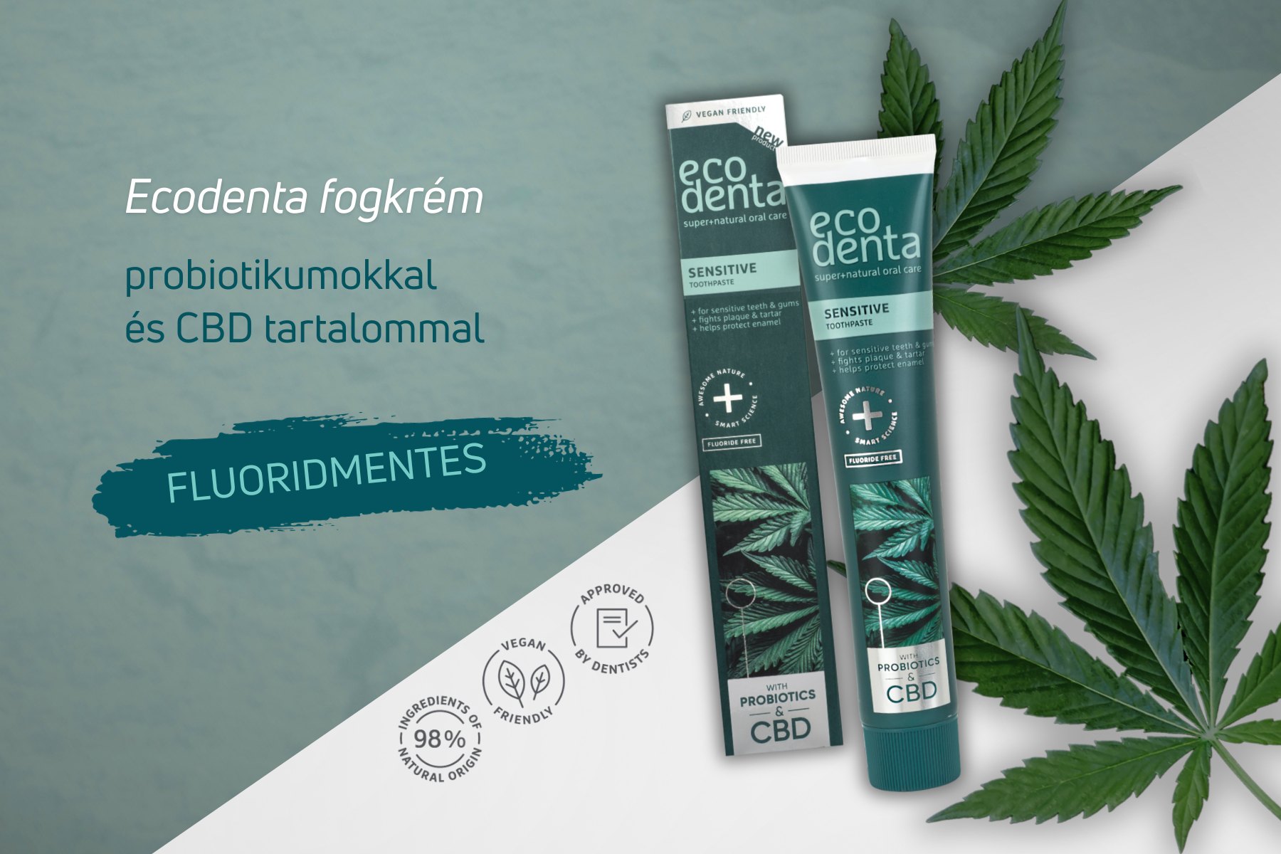 CBD fogkrém - a természetes megoldás érzékeny fogakra