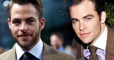 Chris Pine elveszettnek érzi magát szakálla nélkül