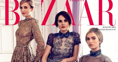 Downton Abbey hölgyei az angol Harper's Bazaar címlapján