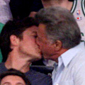 Dustin Hoffman pasival csókolózott