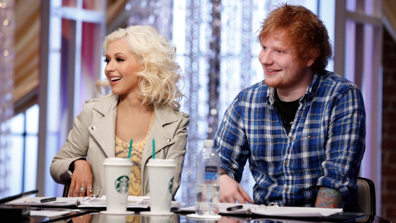 Ed Sheeran és Christina Aguilera közös duettet szeretne