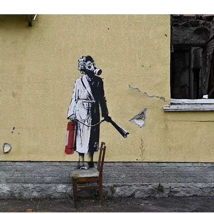 Ellopták Banksy alkotását Ukrajnában