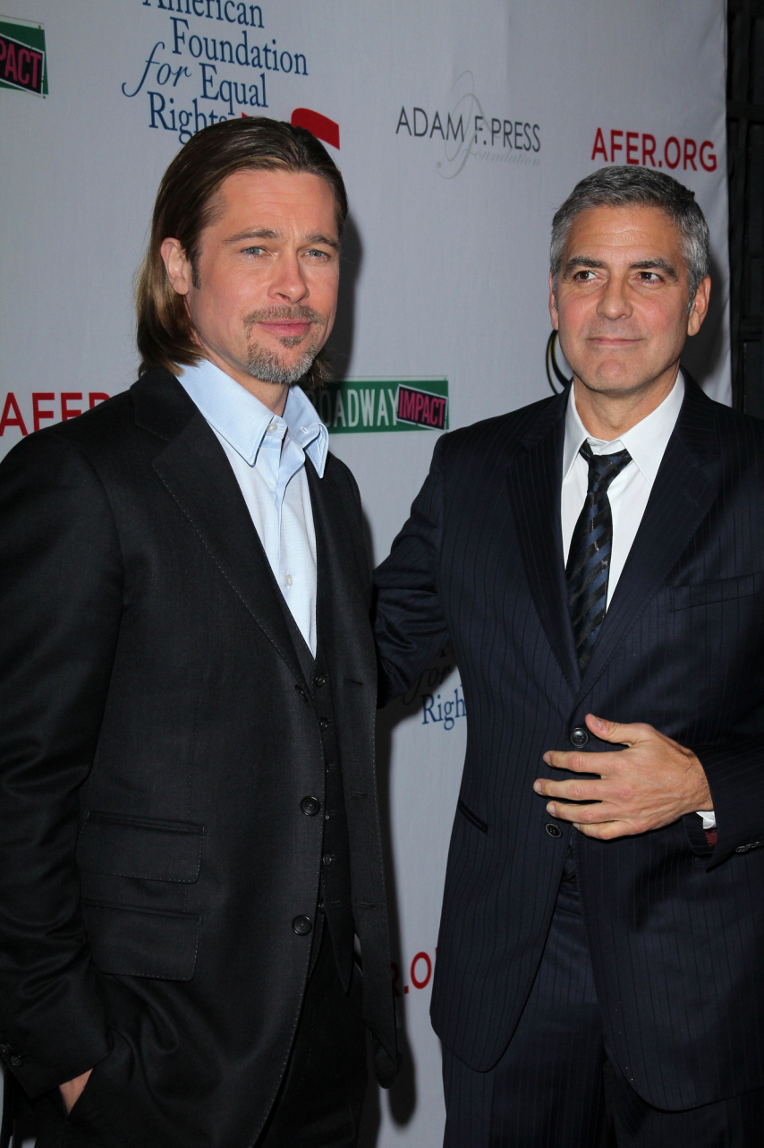 George Clooney nem kedvelte mindig Brad Pittet?