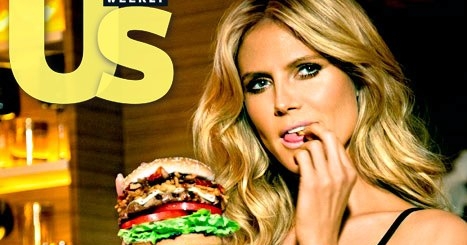 Hamburgert reklámoz Heidi Klum