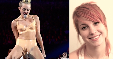 A Paramore énekesnője is kiakadt Miley Cyrus seggrázásán