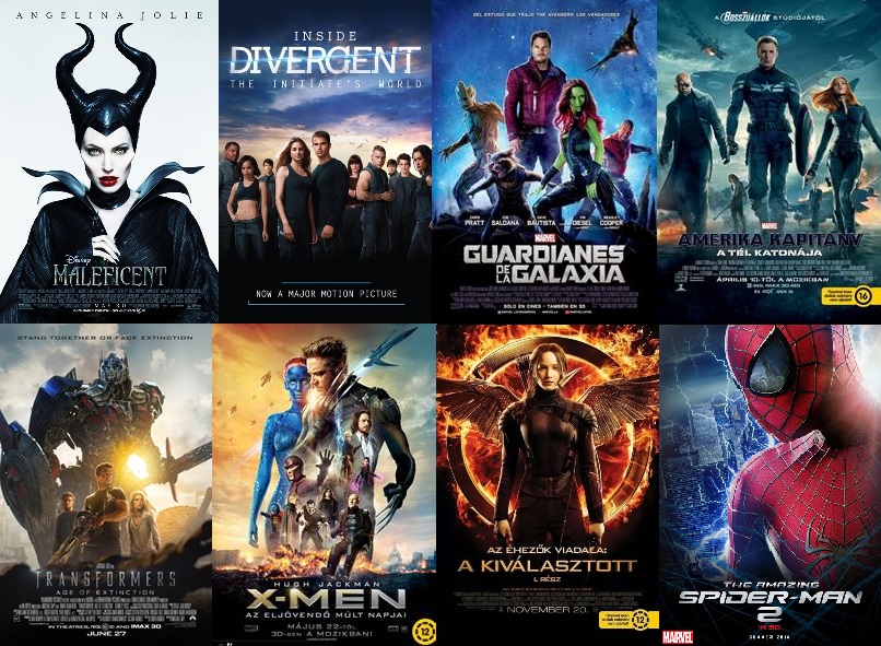 Íme, 2014 legsikeresebb mozifilmjei!