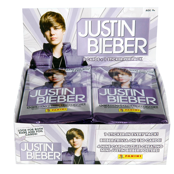 Justin Bieber-matrica és -kártya!