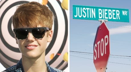 Utcát neveztek el Justin Bieberről