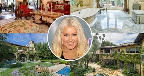 Lessünk be Christina Aguilera otthonába!