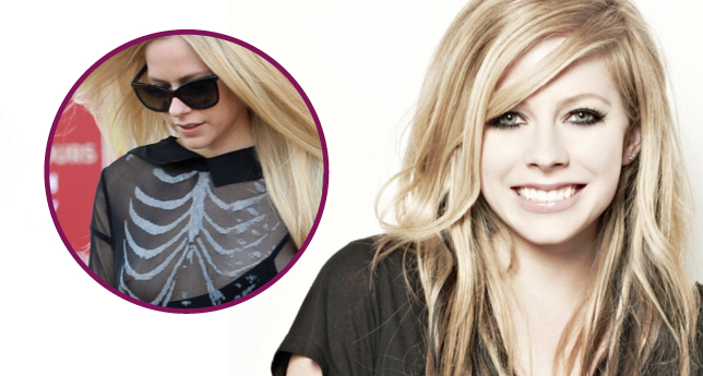 Mellbimbót villantott Avril Lavigne