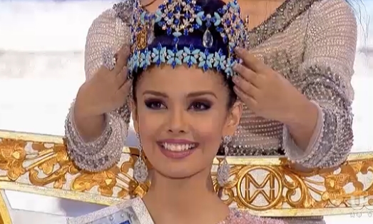 Filippínó lány fejére került a Miss World-korona