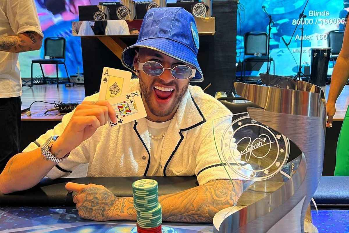 Neymar és Max Kruse részt vett a World Series of Poker bajnokságon Las Vegasban