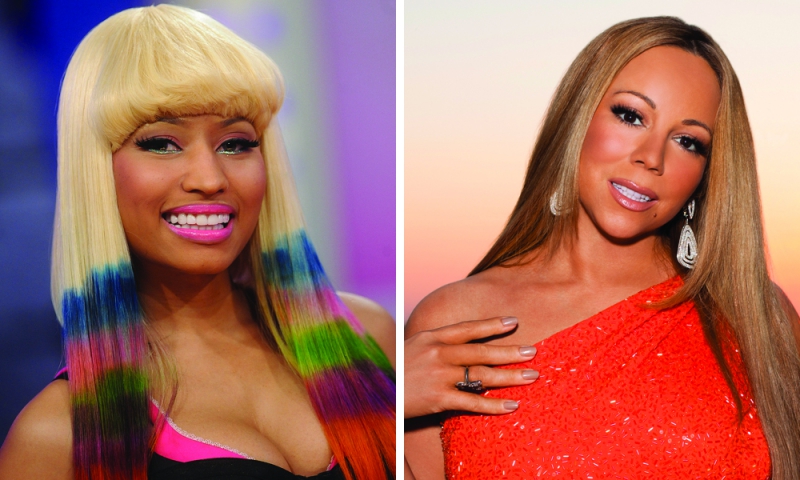 Nicki Minaj megfenyegette Mariah Carey-t
