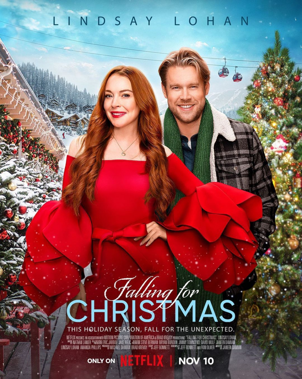Novemberben jön Lindsay Lohan új karácsonyi filmje a Netflixre!