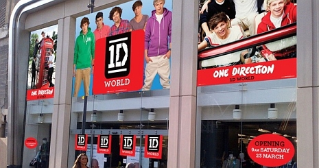 One Direction-üzlet nyílik Angliában