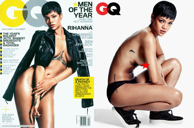 Rihanna ismét lenge öltözetben állt modellt