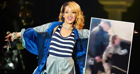Rihanna majdnem összeesett részegen — videó